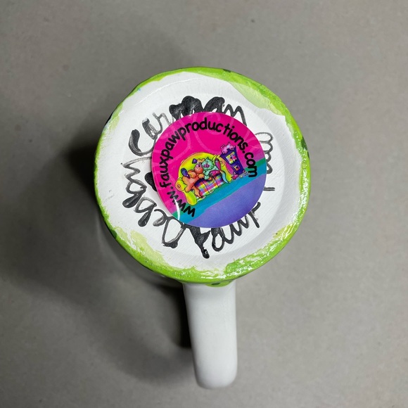 Debby Carmen Faux Paw Productions Basset Hound 4.5 Latte Mug Never Used - Picture 6 of 7